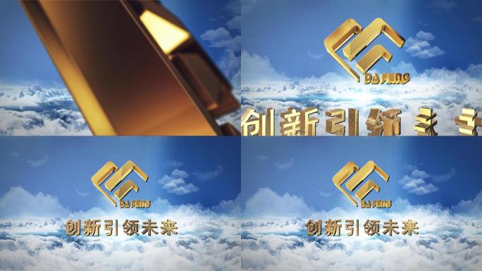 【原创】金色logo镂空金字黄金字