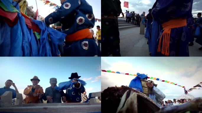 蒙古祭祀视频素材
