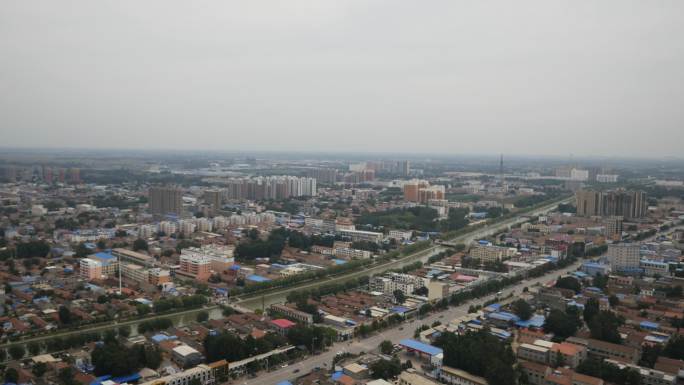 小县城城市建设航拍