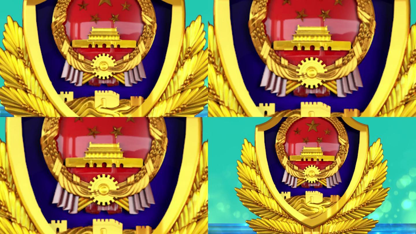 公安警察立警为公执法为民宣传片pr模板