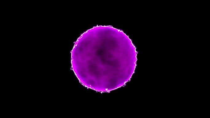 紫色光球