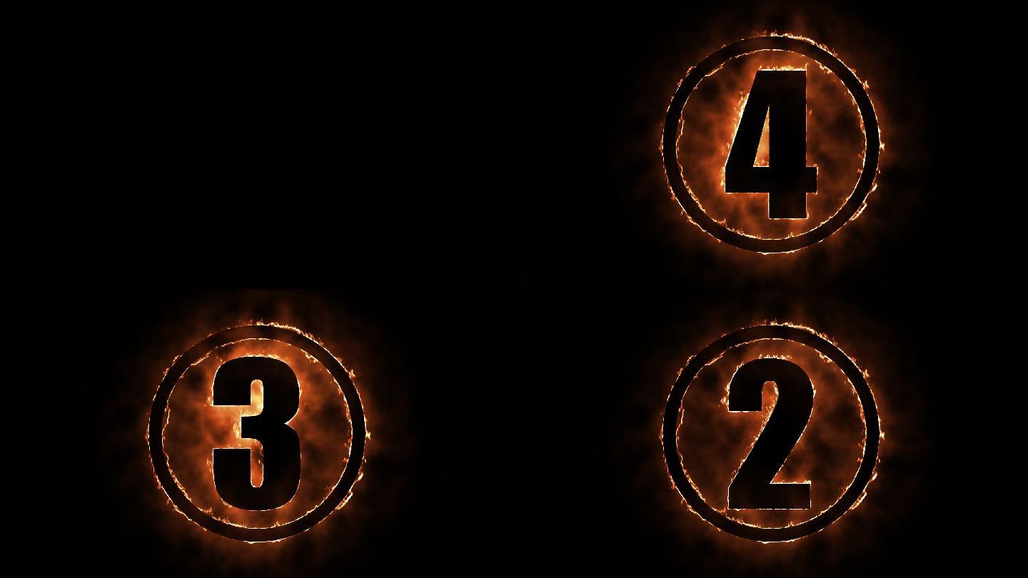 震撼火焰5秒倒计时数字时间计时倒计时5秒_1920x1080_高清视频素材