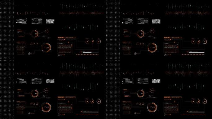 科技数字元素HUD