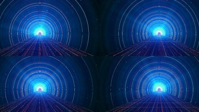 空间隧道光线粒子科技