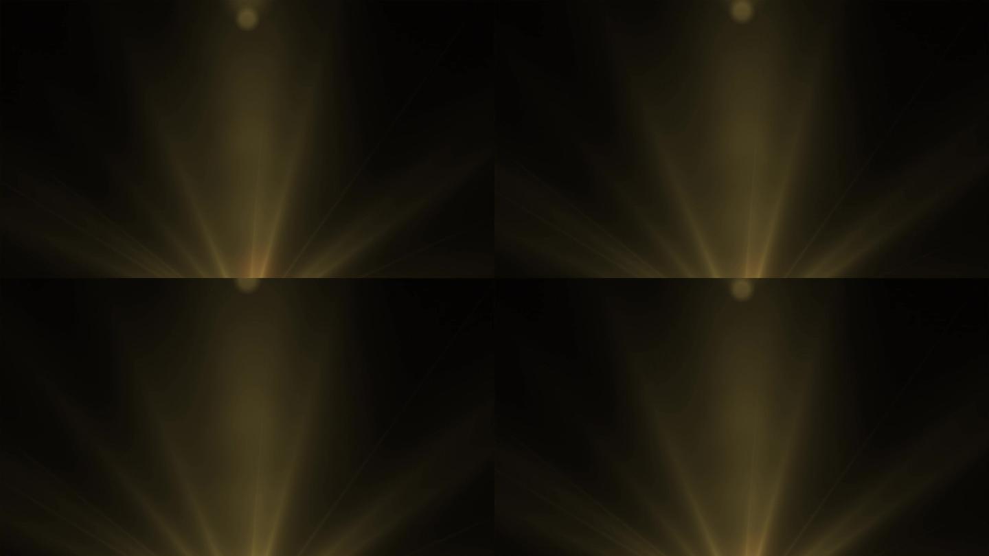 无限循环的金色射光视频素材