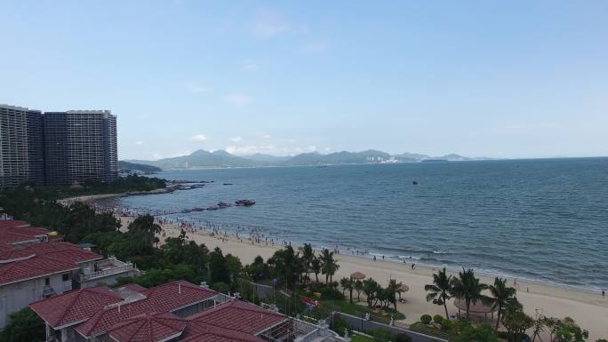 惠州海边别墅航拍
