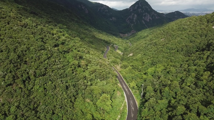 环山公路航拍