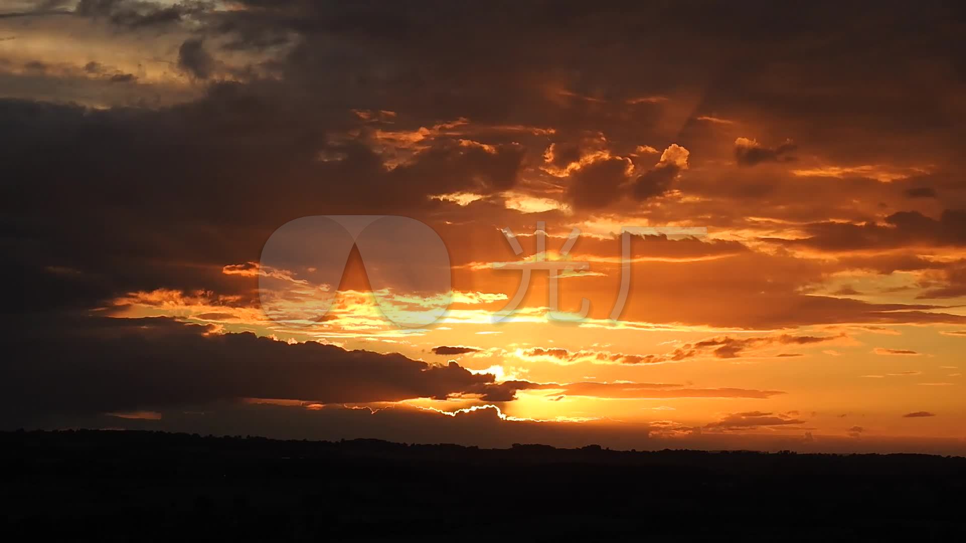 日落时候晚霞夕阳_1920x1080_高清视频素材下载(编号:3404149)_实拍