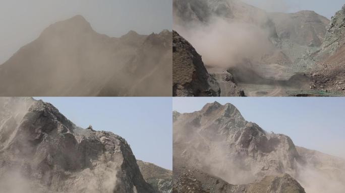 山体开挖尘土飞扬环境污染严重破坏生态