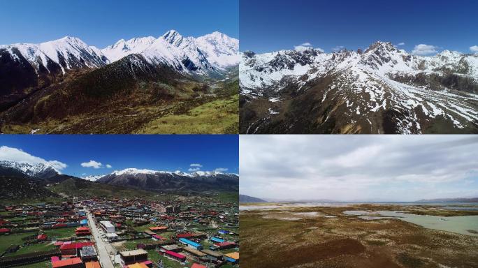 4k西藏雪山