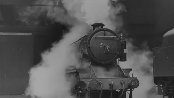 蒸汽火车 英国工业 30年代40年代