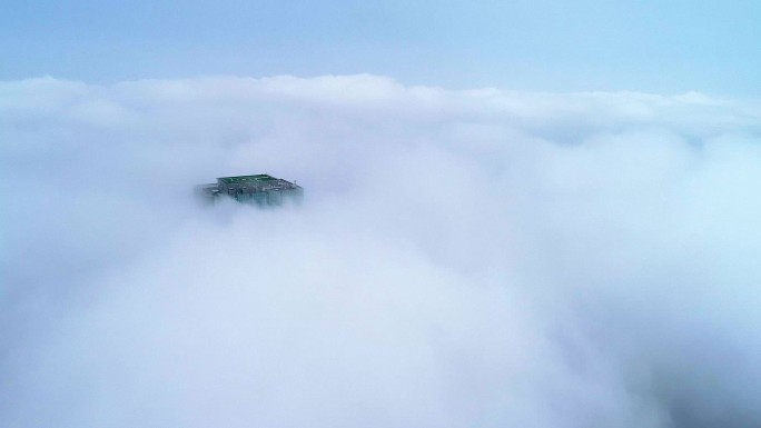 【原创】4K城市航拍--长沙平流雾