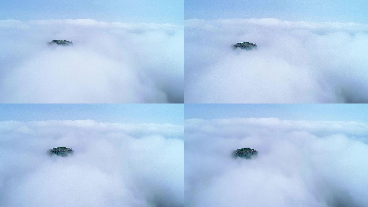 【原创】4K城市航拍--长沙平流雾