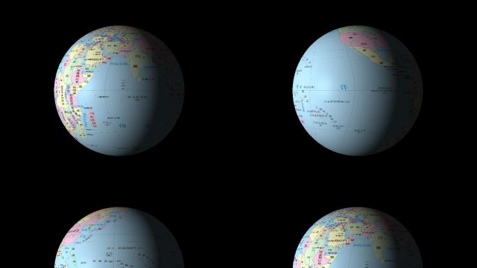 4k科技地球模型透明通道素材