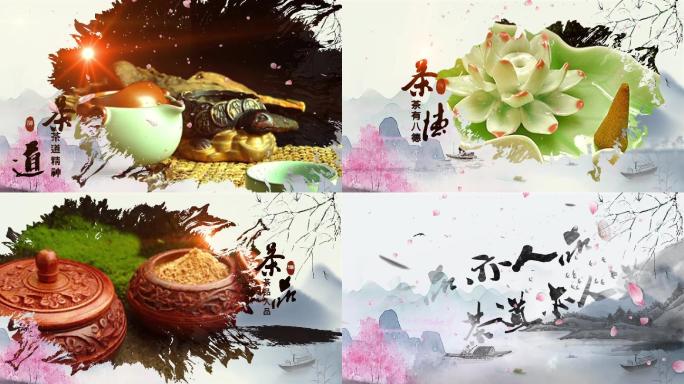 禅茶中国风唯美大气茶文化宣传片头视频素材