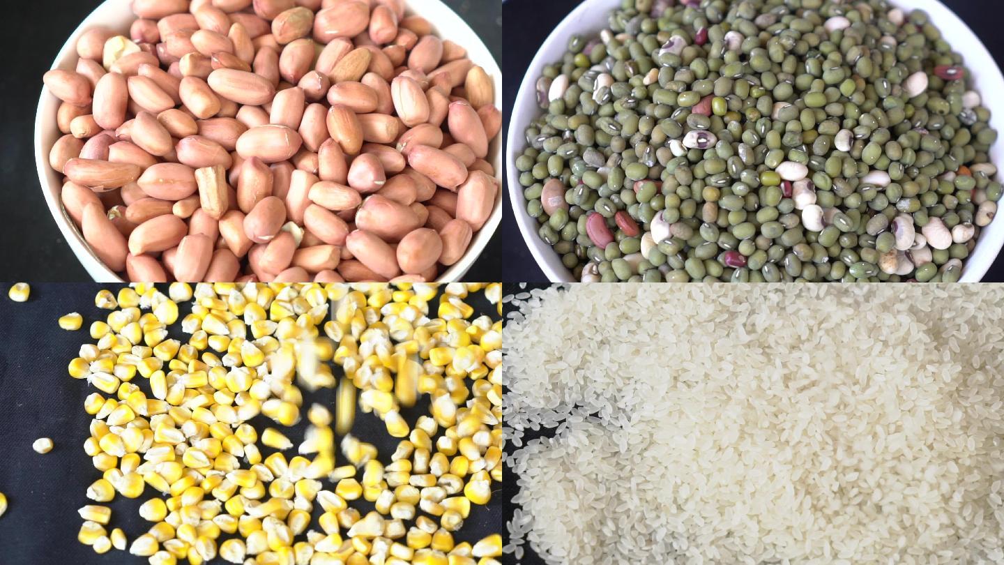 4K粮食-绿色生态有机食品-大豆玉米小麦