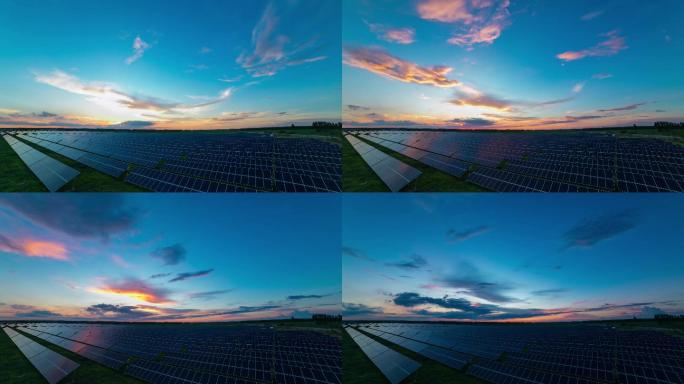 太阳能光伏电站 日落延时 新能源光伏发电