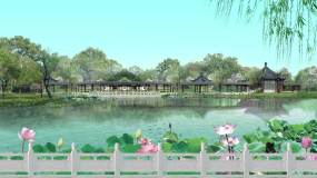 花园背景视频素材下载 花园背景ae模板下载 Vj师网