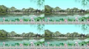花园背景视频素材下载 花园背景ae模板下载 Vj师网