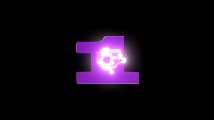紫色原创4k第一名片头特效素材