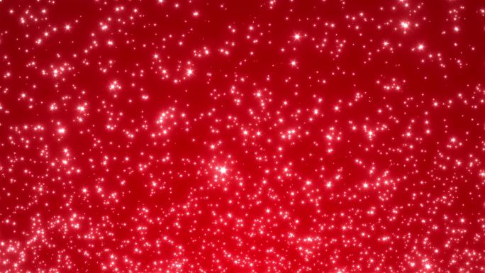 红色星空粒子