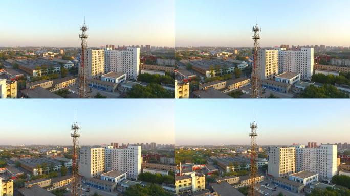 中国联通城市信号塔航拍
