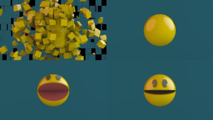 PS_Pacman3D吃豆人3D转场