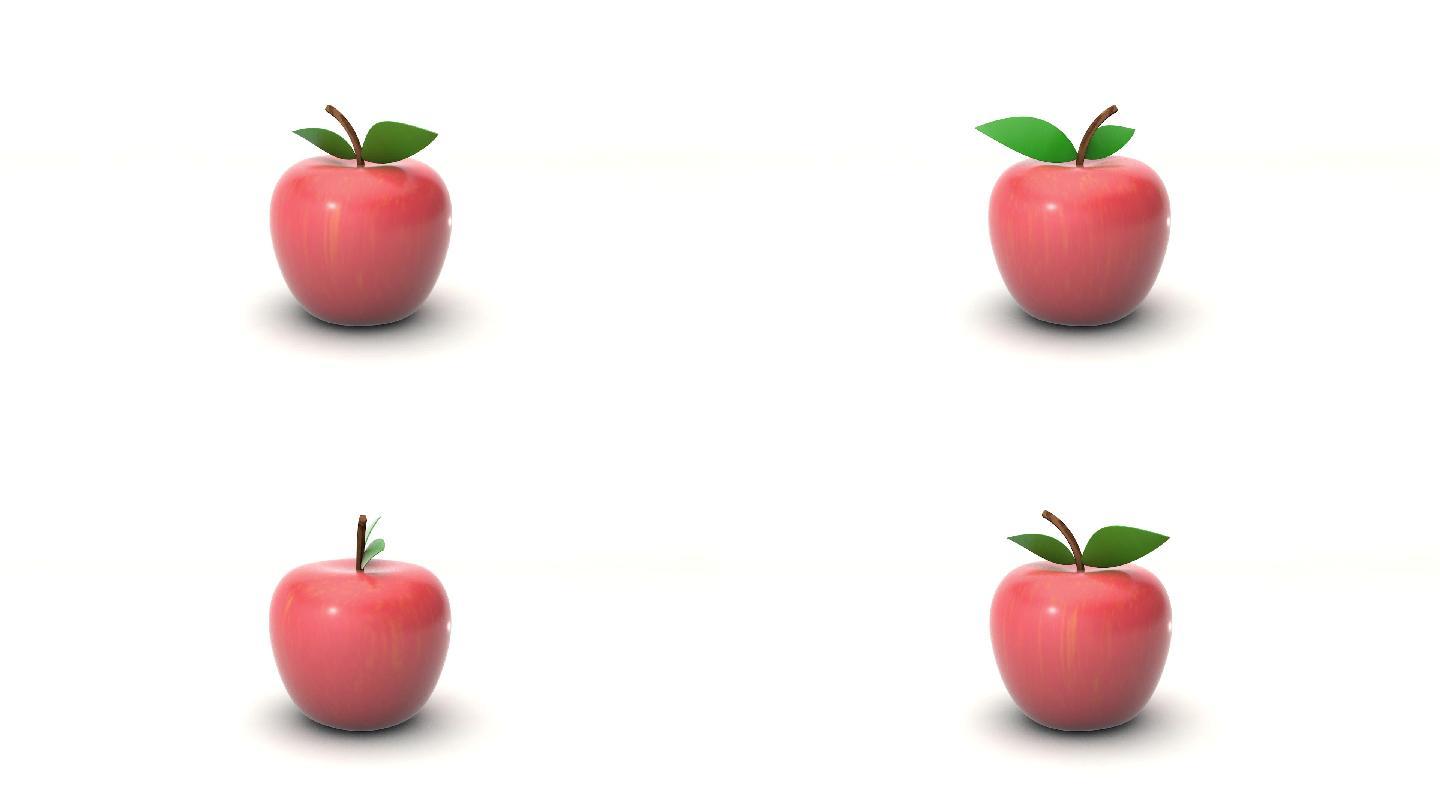 一颗红苹果-C4D工程