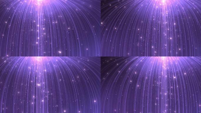 【无缝循环】紫色大气颁奖落下粒子走秀背景