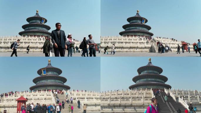 北京天坛大范围动态延时，中国古建筑延时