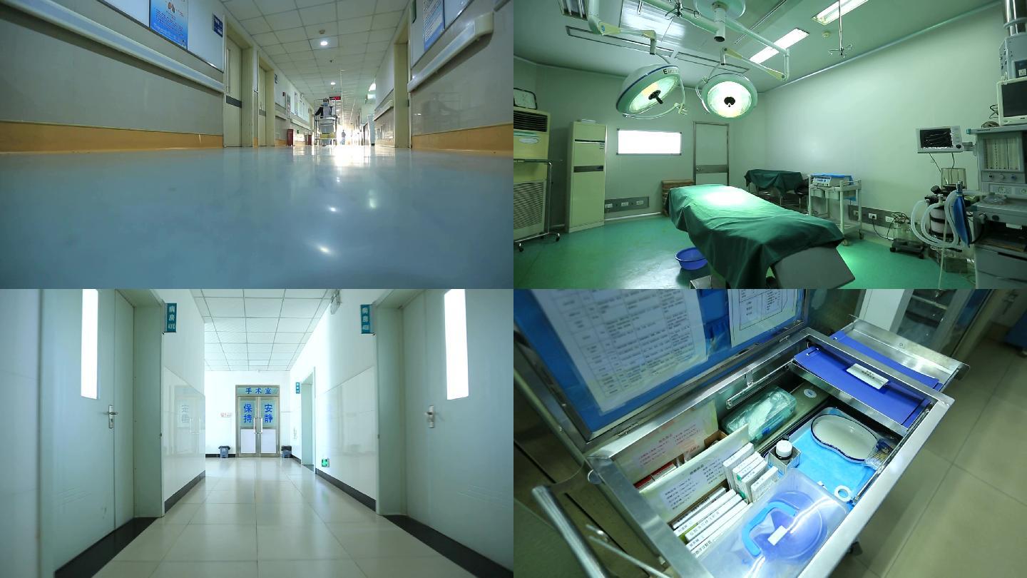 分娩室、抢救室、手术室、医院走廊、急救