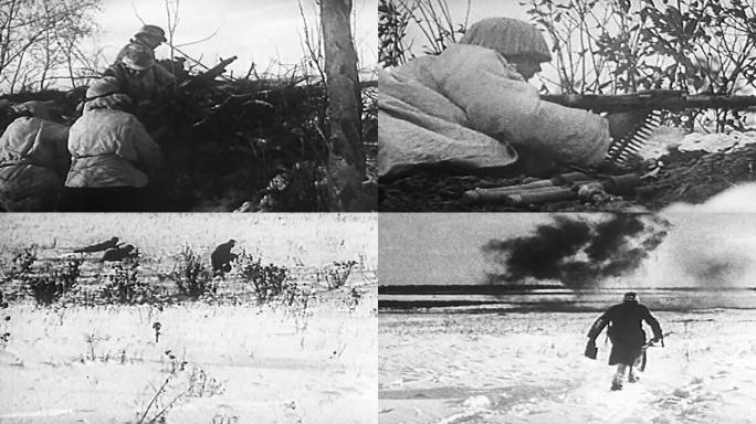 二战德军进攻波兰雪地战争