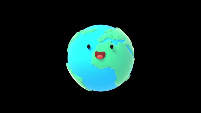 A-1卡通地球地球模型