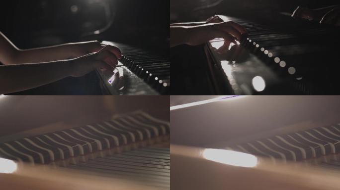 唯美4K高清钢琴演奏视频