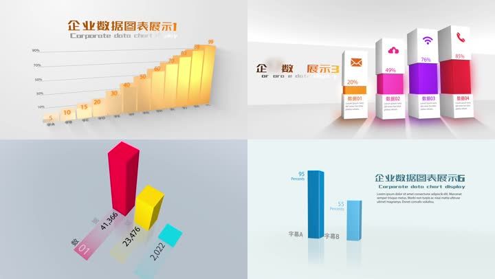 企业数据图表展示