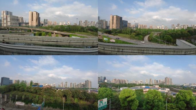 4K城乡结合部重庆轻轨城市发展郊区纪录片