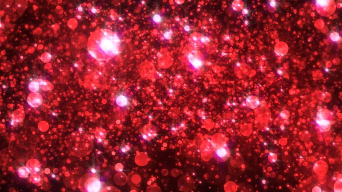 红色星空粒子爆炸