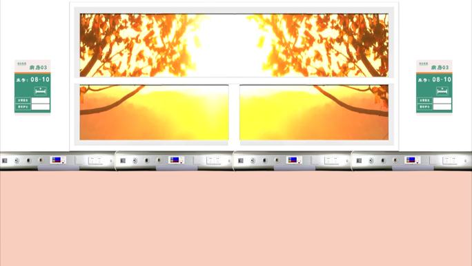 医院病房背景视频