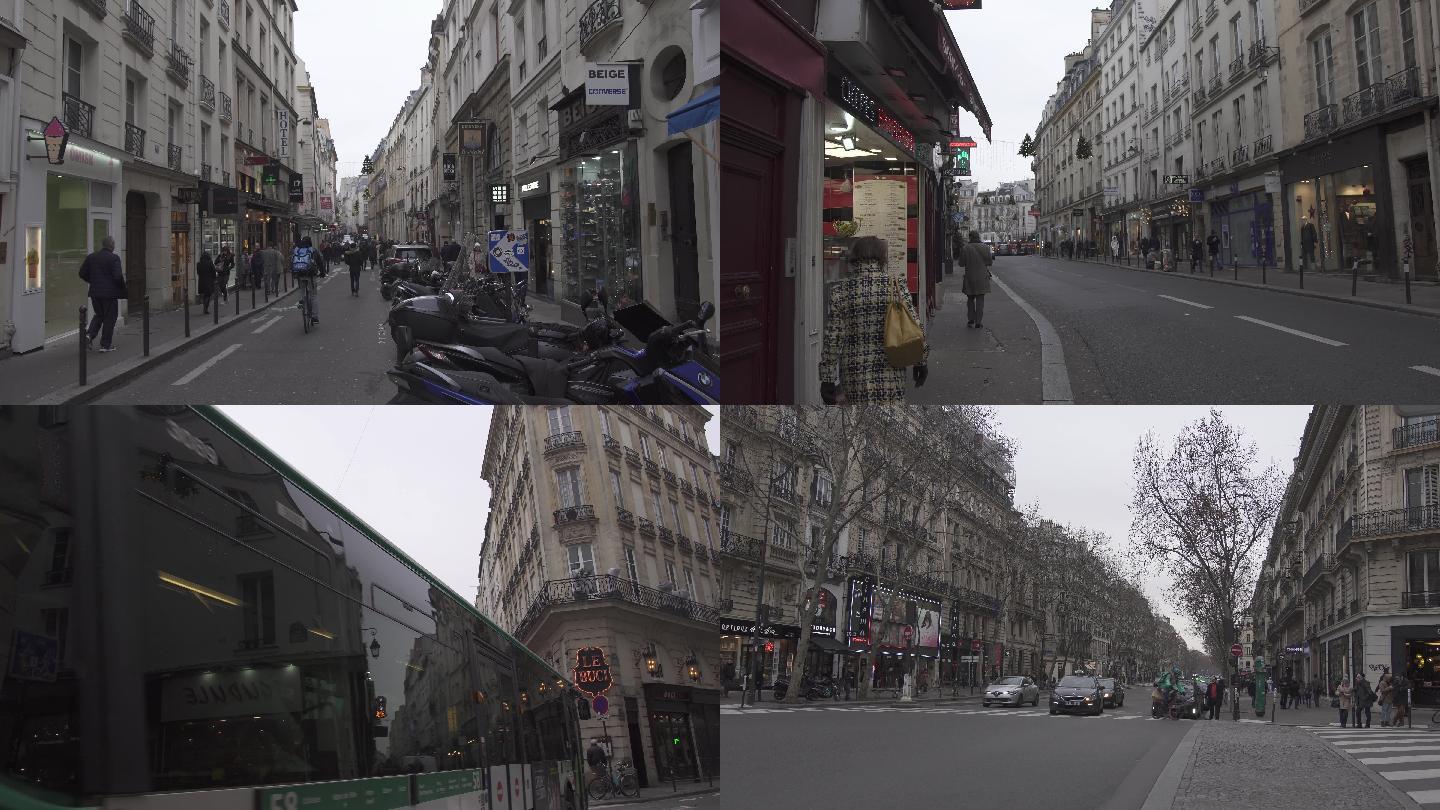 巴黎街景4K
