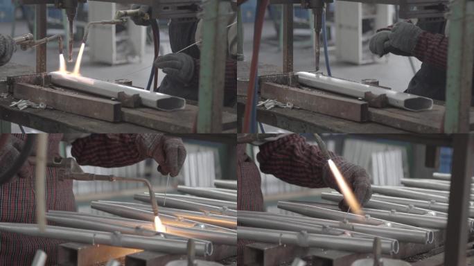工厂铝制品焊接火焰钎焊氩弧熔焊