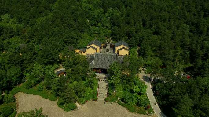 4K原创航拍苏州文殊寺风景区