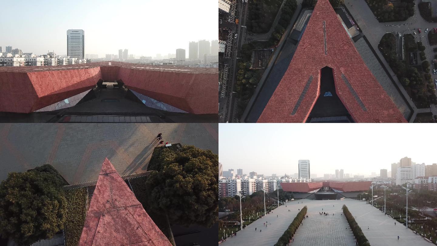 武汉辛亥革命纪念馆4K航拍
