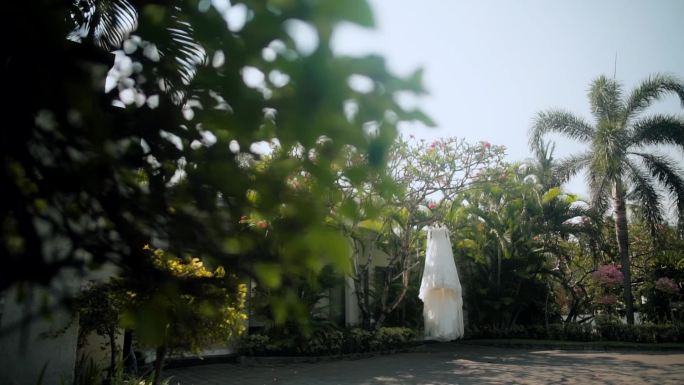 婚礼婚纱展示空镜