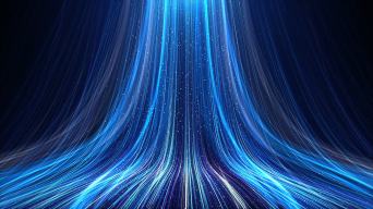 【原创】全息投影唯美梦幻流动粒子光线光束视频素材