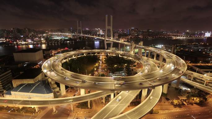 4K上海南浦大桥延时