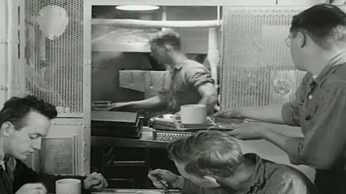 40年代美国海军厨师