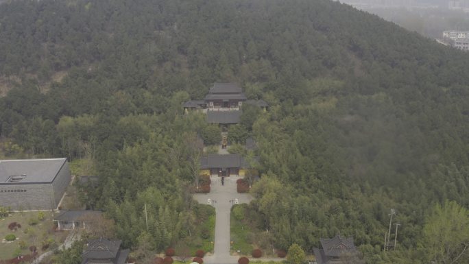 4K-log徐州汉文化景区航拍