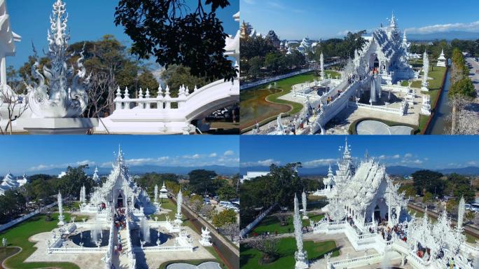 寺庙视频泰国白庙