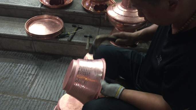 手工铜器制作