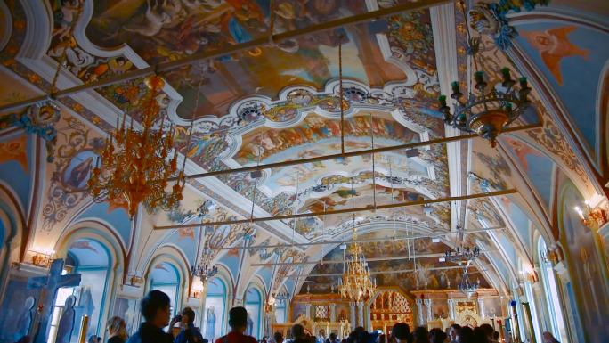 俄罗斯教堂内部穹顶壁画(2)